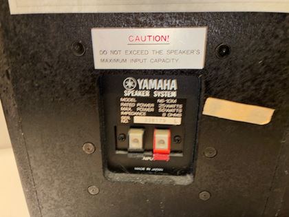 Yamaha-NS10 matching pair with grills